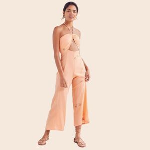 Flynn Skye Jordan Cut-Out Halter Jumpsuit Size Medium